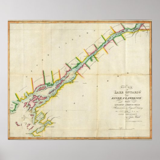 イーストオンタリオ湖とセントローレンス川の終わり ポスター (正面)