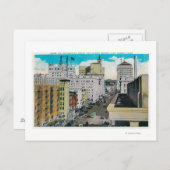 イーストオンブロードウェイからサンディエゴホテル ポストカード (正面/裏面)