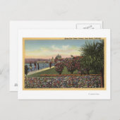 イーストオーシャンアベニュー沿いの花 ポストカード (正面/裏面)