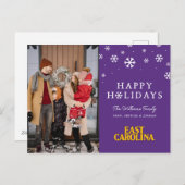 イーストカロライナ大学 |イーストカロライナ シーズンポストカード (正面/裏面)