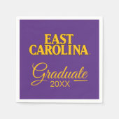 イーストカロライナ大学 |イーストカロライナ スタンダードカクテルナプキン (正面)