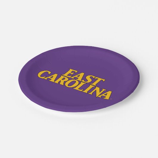 イーストカロライナ大学 |イーストカロライナ ペーパープレート (アングル)