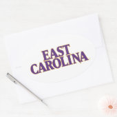 イーストカロライナ大学 |イーストカロライナ 楕円形シール (封筒)