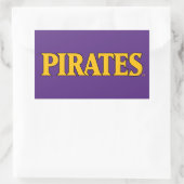 イーストカロライナ大学 |パイレーツ 長方形シール (バッグ)