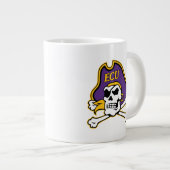 イーストカロライナ大学 | ECUパイレーツ ジャンボコーヒーマグカップ (正面右)
