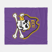 イーストカロライナ大学 | ECUパイレーツ フリースブランケット (正面(横))