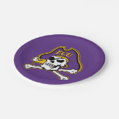 イーストカロライナ大学 | ECUパイレーツ ペーパープレート (アングル)