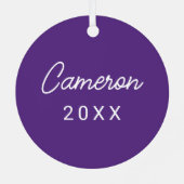 イーストカロライナ大学 | ECUパイレーツ メタルオーナメント (裏面)