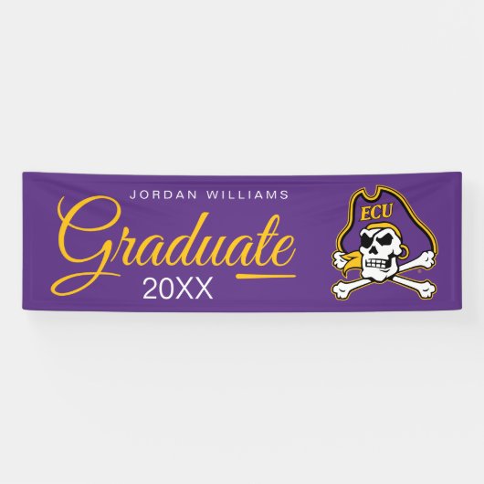 イーストカロライナ大学 | ECUパイレーツ 横断幕 (横)