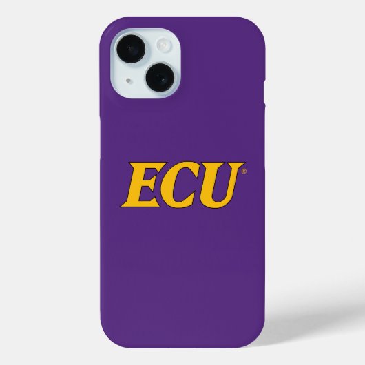 イーストカロライナ大学 | ECUロゴ Case-Mate iPhoneケース (裏面)