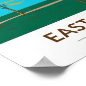 イーストキャニオン州パークユタヴィンテージ ポスター (角)