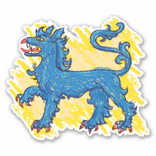 イーストキングダムタイガー シール (正面)