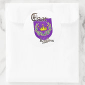 イーストキングダム文字シール ラウンドシール (バッグ)