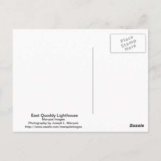 イーストクオディライトハウス ポストカード (裏面)