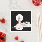 イーストクードディヘッドライトハウスフラット スタンダードカクテルナプキン (インサイチュ)