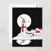 イーストクードディヘッドライトハウスフラット ポストカード (正面/裏面)