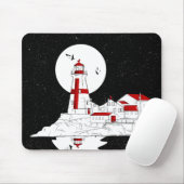 イーストクードディヘッドライトハウスフラット マウスパッド (マウス)