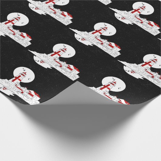 イーストクードディヘッドライトハウスフラット ラッピングペーパー (角)