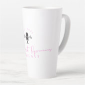 イーストコーストオピニオンポッドキャストラテカップ カフェラテマグ (右アングル)