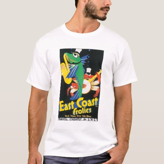 イーストコーストフロリックス Tシャツ (正面)