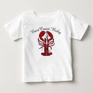 イーストコーストベビーロブスターノバスコシアハリファックスカナダ ベビーTシャツ