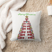 イーストコーストロブスターの木からメリークリスマス クッション (ブランケット)