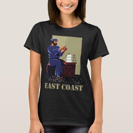 イーストコースト セーラーの航海旅行 Tシャツ (正面)