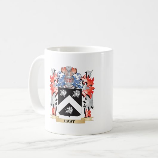 イーストコートオブアームズ – 家紋 コーヒーマグカップ (正面左)