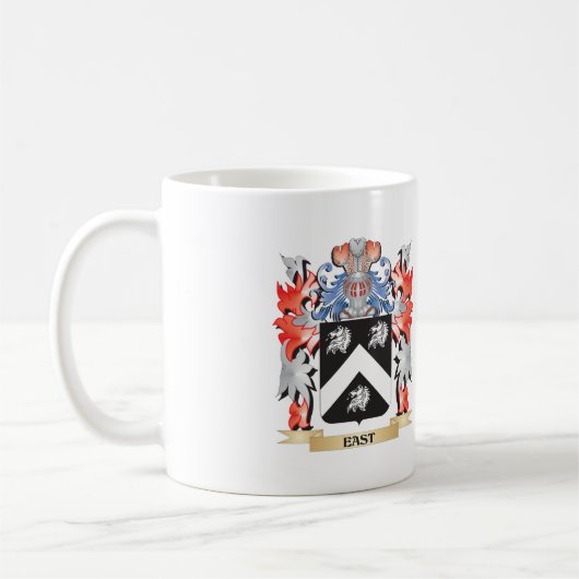 イーストコートオブアームズ – 家紋 コーヒーマグカップ (左)
