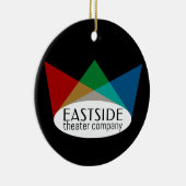 イーストサイドシアターカンパニーブラック セラミックオーナメント (右)