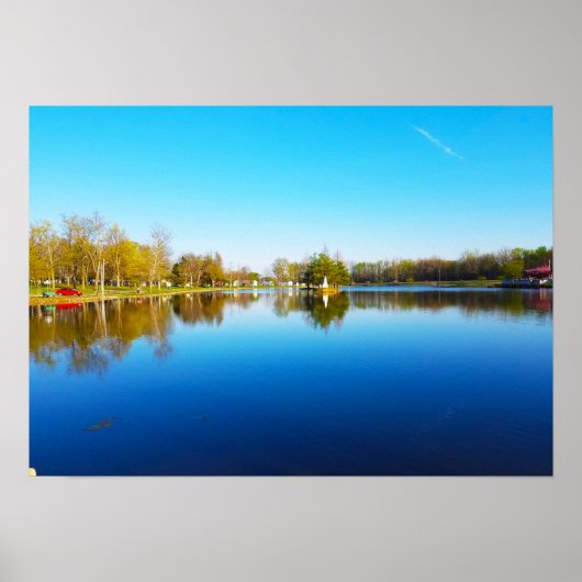 イーストサイドレイク反射 ポスター (正面)