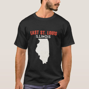 イーストセントルイスイリノイUSA州アメリカトラベルイル Tシャツ