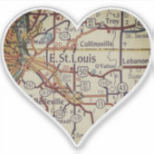 イーストセントルイスIL シール (正面)