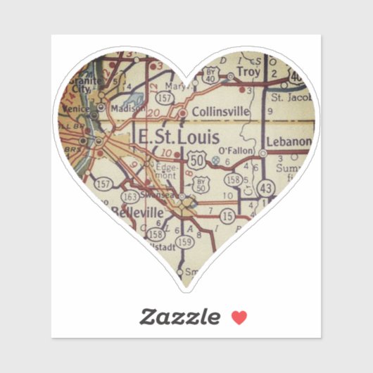 イーストセントルイスIL シール (シート)