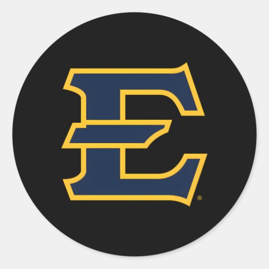 イーストテネシー州ブッカネアーズアイコン ラウンドシール (正面)