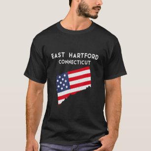 イーストハートフォードコネチカットUSA州アメリカトラベル Tシャツ
