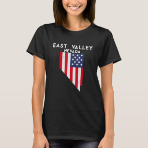イーストバレーネバダUSA州アメリカトラベルネバダ Tシャツ