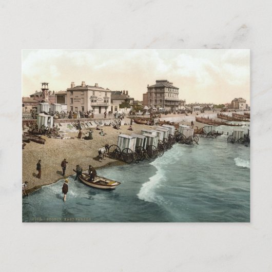 イーストパレード、ボグナー・レジス、西サセックス、1895年頃 ポストカード (正面)