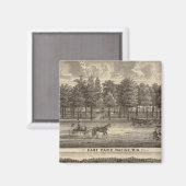 イーストパーク、レーシンとオークランドファーム マグネット (正面/裏面)