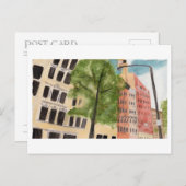 イーストビレッジウォータカラー ポストカード (正面/裏面)