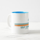 イーストビーチジョージアサンパームツリーズ ツートーンマグカップ (正面左)