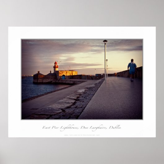 イーストピアライトハウス、ドゥンラオハイレ、ダブリン ポスター (正面)