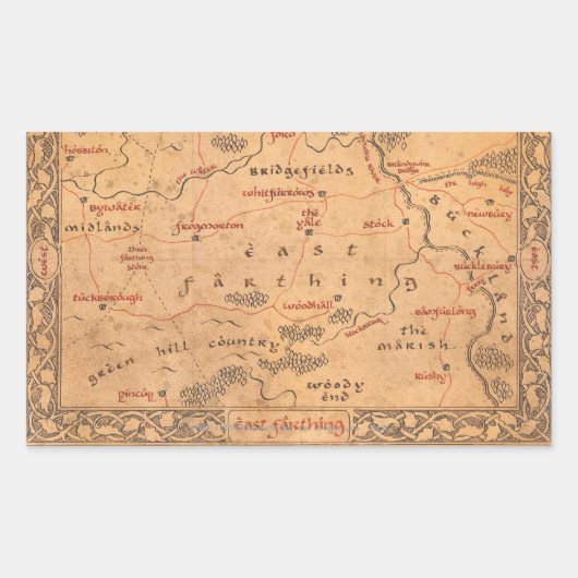 イーストファーシング 長方形シール (正面)