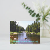 イーストフォークビッグガチョウ、ワイオミング – ビッグホーンマウス… ポストカード (スタンド正面)