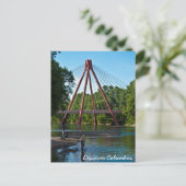 イーストフォークホワイトリバーでの釣り ポストカード (スタンド正面)