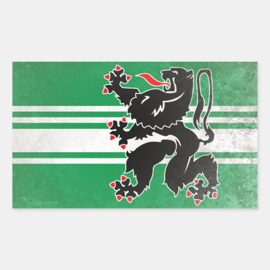 イーストフランドル 長方形シール (正面)