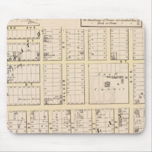 イーストプロビデンスロードアイランドマップ マウスパッド