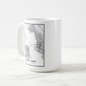 イーストベイ地図 コーヒーマグカップ (正面左)