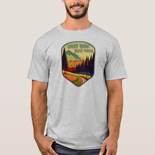 イーストベイ自転車道の色 Tシャツ (正面)