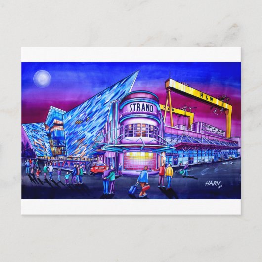 イーストベルファスト&タイタニック・クォーター ポストカード (正面)